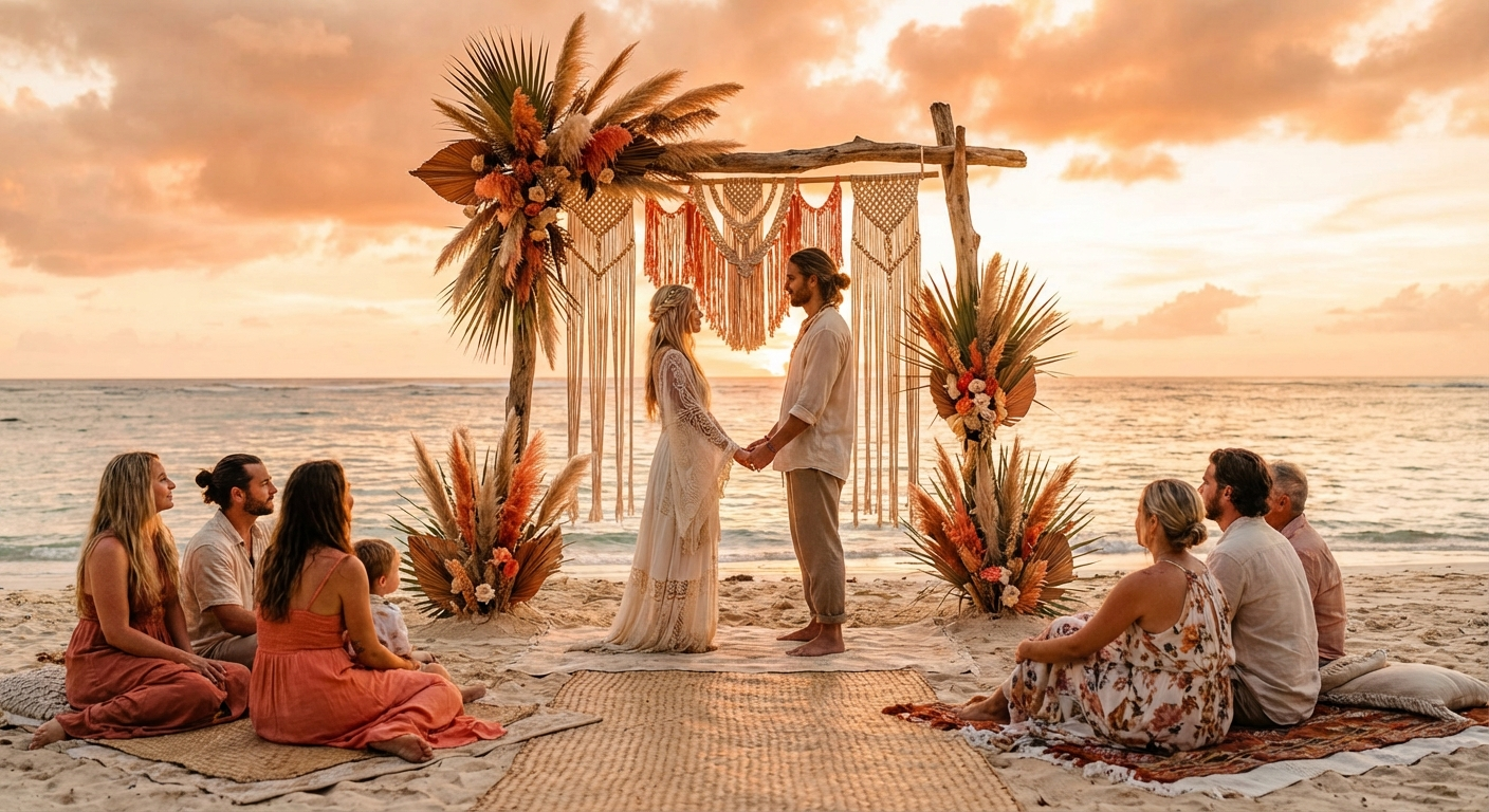 Bea and Christian Beach Wedding